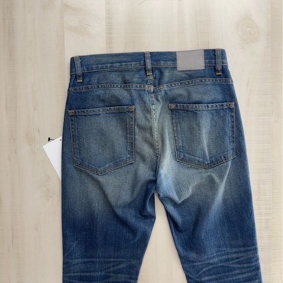 nwt 6397 womens baggy np002 dirty medium jeans 26 pants selvedge denim - Picture 9 of 10